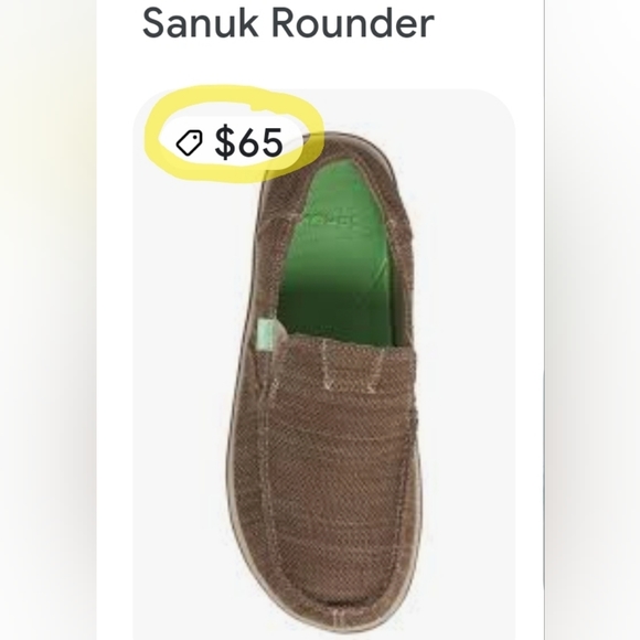 Sanuk Rounder Hobo Slip-On Shoes loafers hey dude brown 11 deck boat - Picture 3 of 5